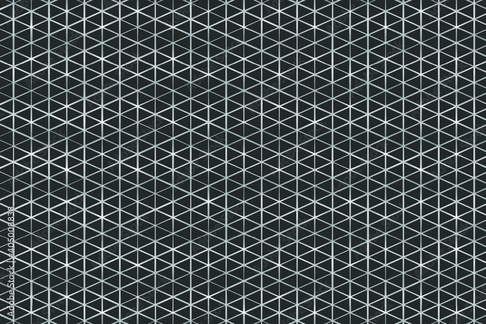 Poster simple geometric seamless pattern with crossing lines. abstract textured background design. silver a