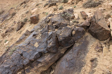 Iran desert landscape