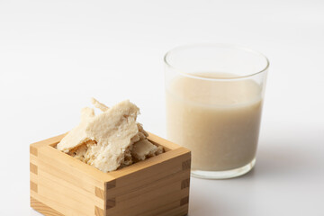 甘酒　酒粕　さけかす　発酵食品