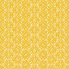 Hexagon art deco pattern background.