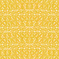 Hexagon art deco pattern background.