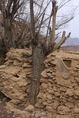 abandon house in desert