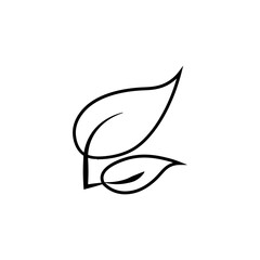 Leaf tree, Ecological product icon - vector illustration eps ten