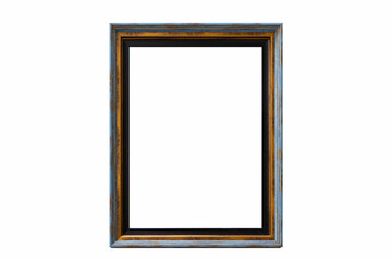 retro elegant picture frame isolated