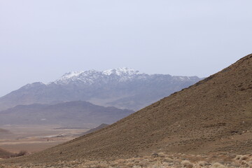 landscape in the desert