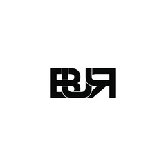 bur letter original monogram logo design