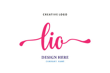 LIO lettering logo is simple, easy to understand and authoritative
