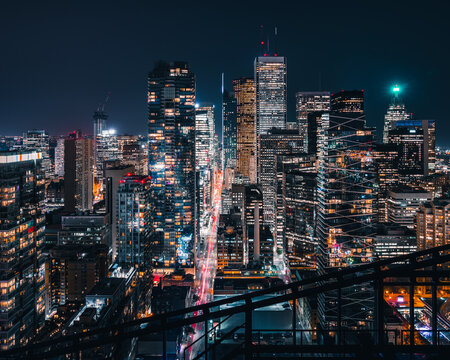 City Skyline By Night