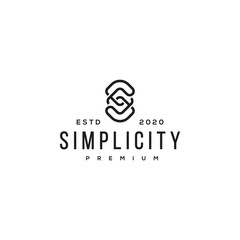 Initial letter s logo with rhombus symbol Premium Vector