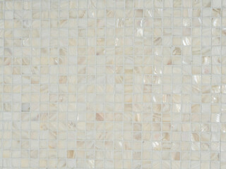 Seamless shiny marble tiles background.Bathroom mosaic wall covering texture.