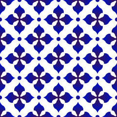 abstract floral seamless pattern