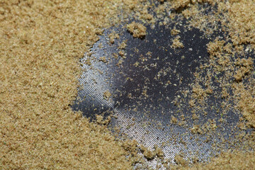 Pure cannabis crystals close up medical grinder thc modern high quality prints