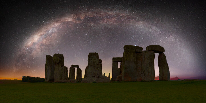 Stonehenge  With Milky Way Galaxy - UK