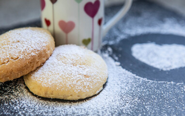heart and cookies