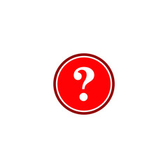 Icon vector graphic of question mark set