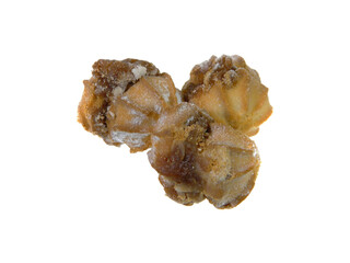 choux pastry isolated on white background