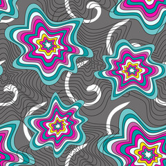 abstract geometric seamless pattern grunge texture