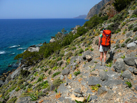 Wanderin auf Kreta E4