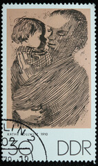 Isolated German Democratic Republic Stamp