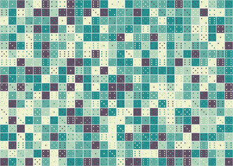 Abstract Geometric Pattern generative computational art illustration
