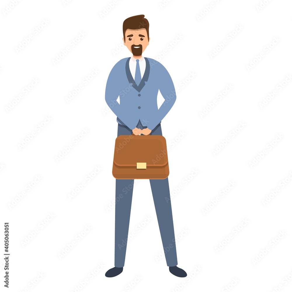 Poster customer agent icon. cartoon of customer agent vector icon for web design isolated on white backgrou