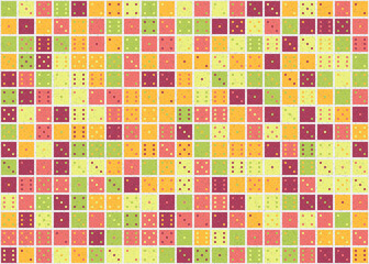 Abstract Geometric Pattern generative computational art illustration