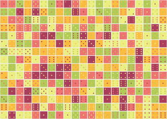 Fototapeta premium Abstract Geometric Pattern generative computational art illustration