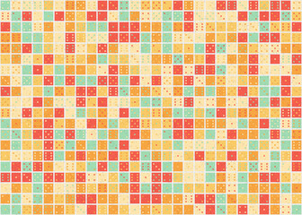 Abstract Geometric Pattern generative computational art illustration
