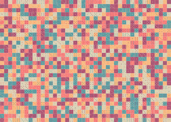 Abstract Geometric Pattern generative computational art illustration