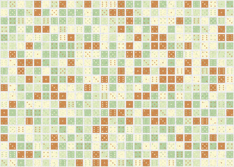 Abstract Geometric Pattern generative computational art illustration