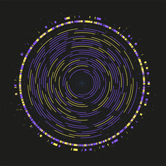 Abstract infographics visualization