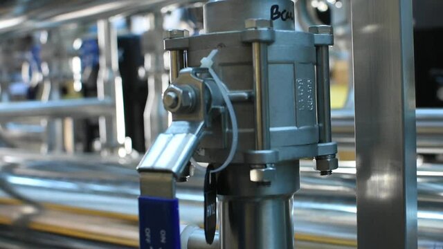 Pharmaceutical technology equipment facility for water preparation, cleaning and treatment at pharmacy plant