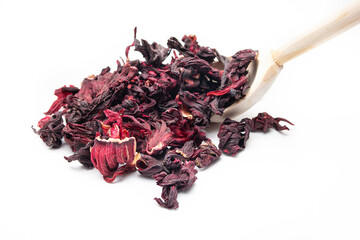 Obraz premium Flower For Herbal Iced Tea From Hibiscus