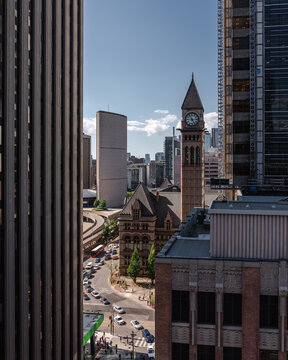 Toronto Clock Tower City Architecture