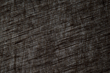 abstract rough dark background linen natural fabric, short focus