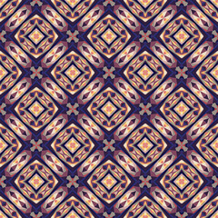 Geometric seamless pattern, ornament, abstract background, fashion print, vector texture.