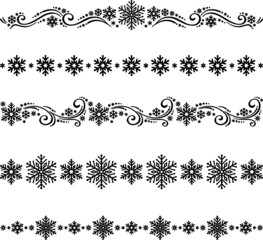 winter snowflakes on the window