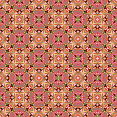 Geometric seamless pattern, ornament, abstract background, fashion print, vector texture.