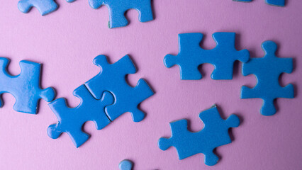 blue puzzle pieces