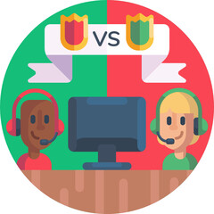 eSports & Gaming Vector Icon Set.