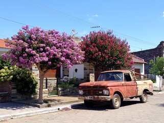 Dorfidylle, Argentinien, Südamerika