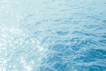 Fototapeta na wymiar Blurry Blue Ocean