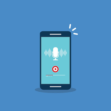 Podcast Mobile Device App Interface