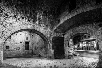 Saint George's gate, the main entrance to the castle of the old town of Ioannina (or 