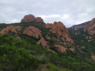 Massif de l'esterel , Var , Saint raphael