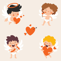 Love Concept With Cartoon Character