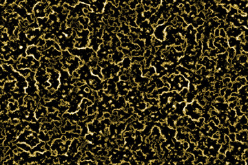 modern abstract yellow background texture, yellow on black background, wallpaper, pattern resembling lightnings or black marble or leopard skin