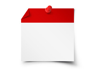 Blank calendar note