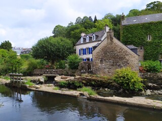Fototapeta na wymiar Village de Pont-Aven , Finistère,Bretagne