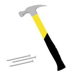 Hammer and nails